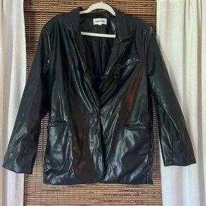 vigoss faux leather jacket